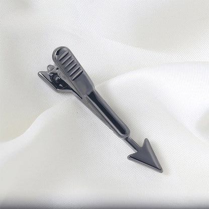 Black Arrow Shape Novelty Tie Bar
