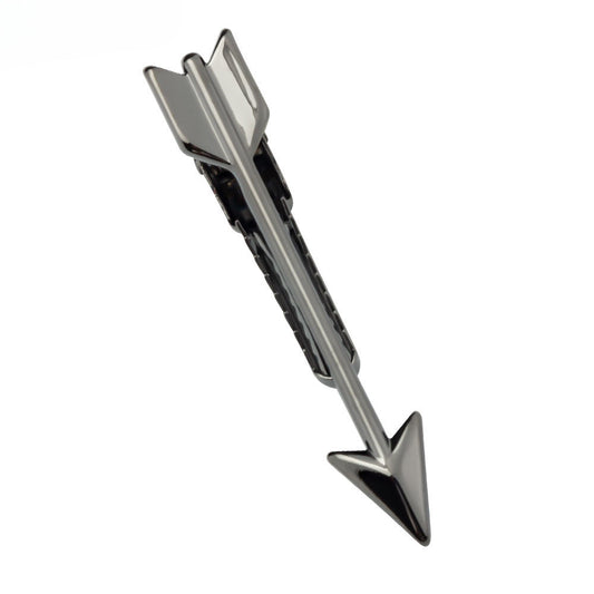 Black Arrow Shape Novelty Tie Bar