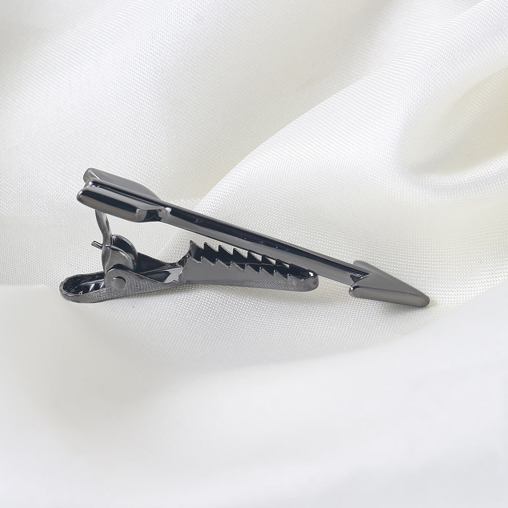 Black Arrow Shape Novelty Tie Bar